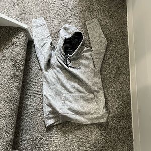 Hollister light gray hoodie